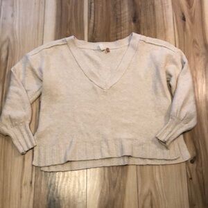 Pilcro Long sleeve v neck sweater